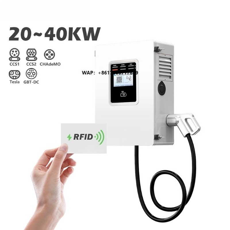 Dc Fast Charger 30Kw Wallbox Commercial - Cargador de Vehículos Eléctricos de Pared