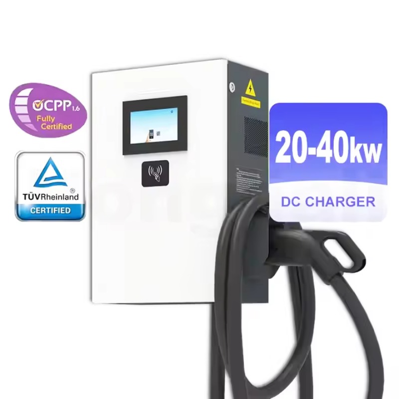 Dc Fast Charger 30Kw Wallbox Commercial - Cargador de Pared para Vehículos Eléctricos
