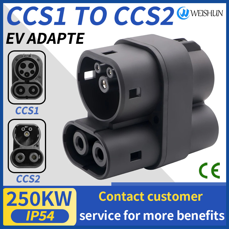 Ccs2 To Ccs1 Fast Charge Adapter 250Kw - Adaptador de Carga Rápida CC CCS1