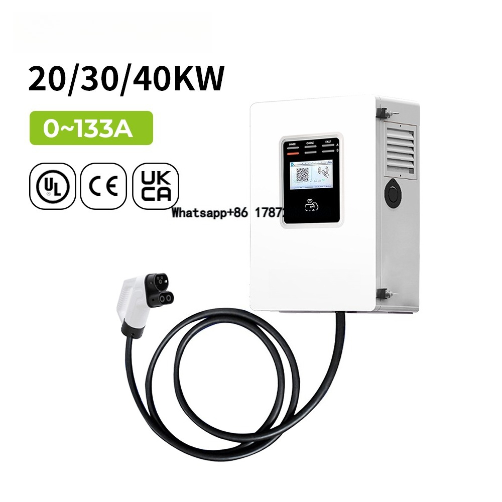Dc Fast Charger 30Kw Wallbox Commercial - Cargador Rápido Comercial para Vehículos Eléctricos