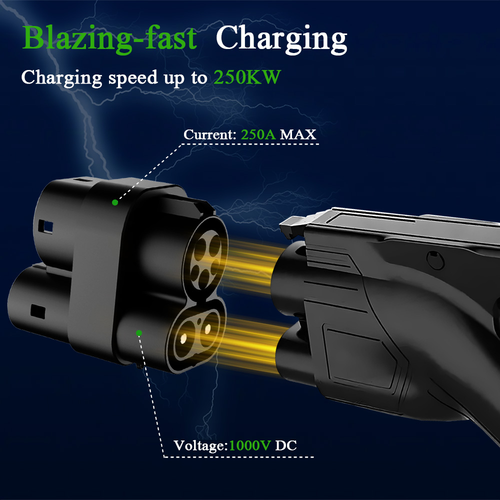 Conector Adaptador Kolanky CCS - Ccs2 To Ccs1 Fast Charge Adapter 250Kw reseña y precio