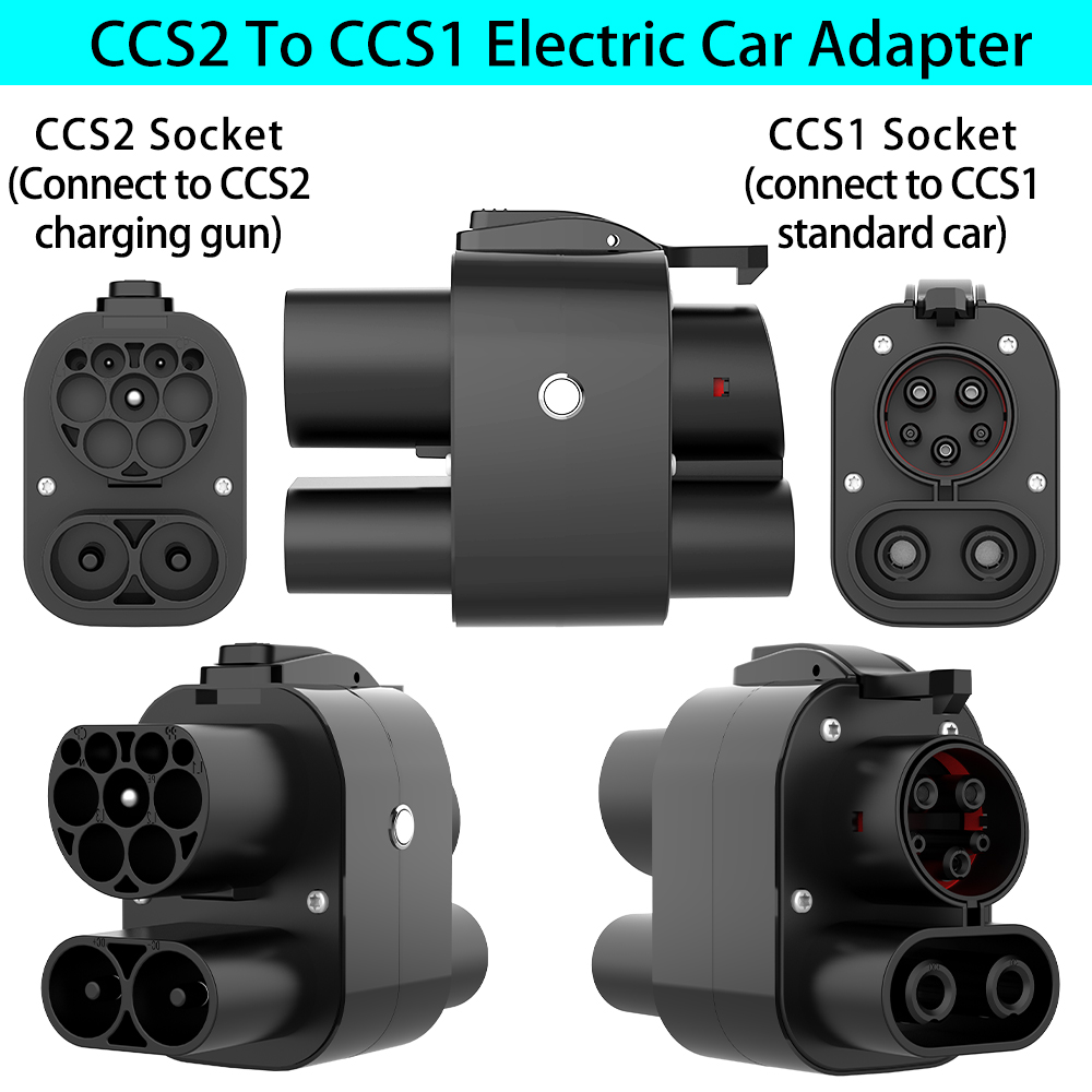 Adaptador EV CCS2 a CCS1 250A  - Ccs2 To Ccs1 Fast Charge Adapter 250Kw reseña y precio