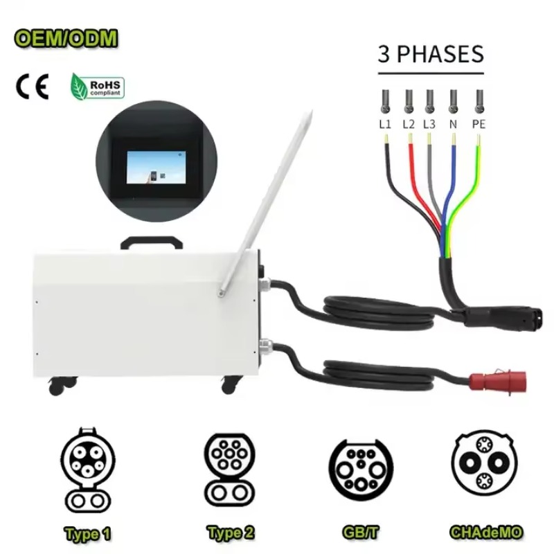 Estación de Carga Portátil par - Portable Dc Fast Charger 20Kw Ccs2 reseña y precio