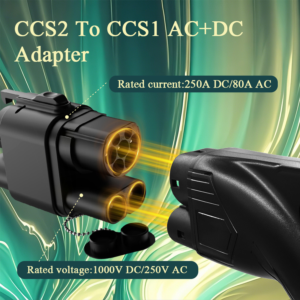 Kolanky 250KW DC + AC del carg - Ccs2 To Ccs1 Fast Charge Adapter 250Kw reseña y precio