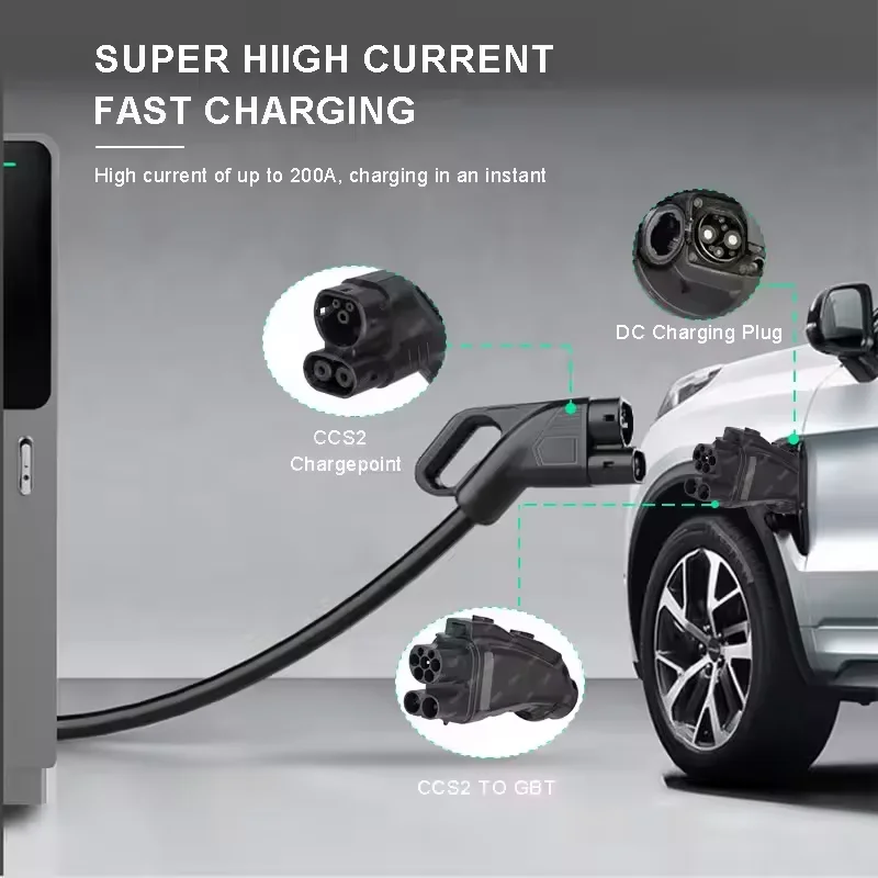 Cargador de CC para Vehículos  - Gb/T To Ccs2 200A Fast Charging Adapter reseña y precio