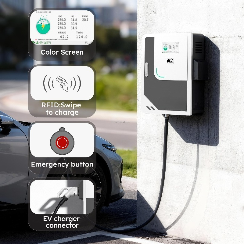PENODA 30kw 40kw Ocpp 4G WIFI  - Dc Fast Charger 30Kw Wallbox Commercial reseña y precio