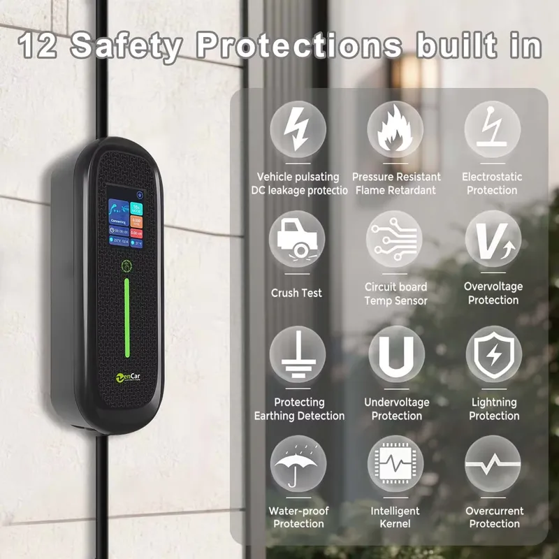 Cargador Portátil para Vehícul - Portable Ev Charger 32A Type 2 Cee Plug reseña y precio
