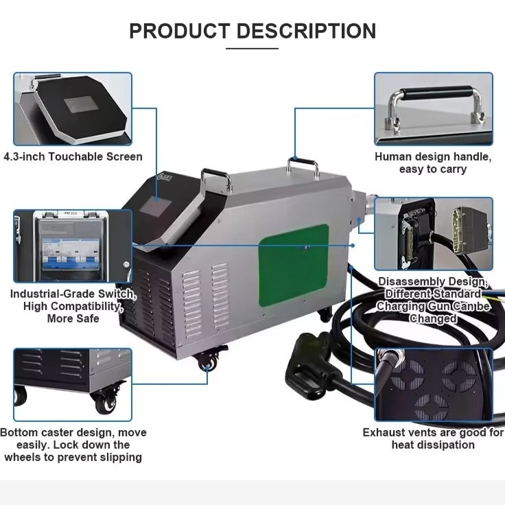 Cargador de Vehículos Eléctric - Portable Dc Fast Charger 20Kw Ccs2 reseña y precio