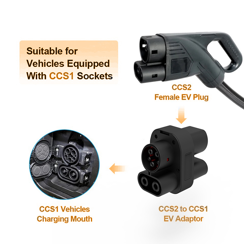 Adaptador WUFEN de 250KW CCS2  - Ccs2 To Ccs1 Fast Charge Adapter 250Kw reseña y precio