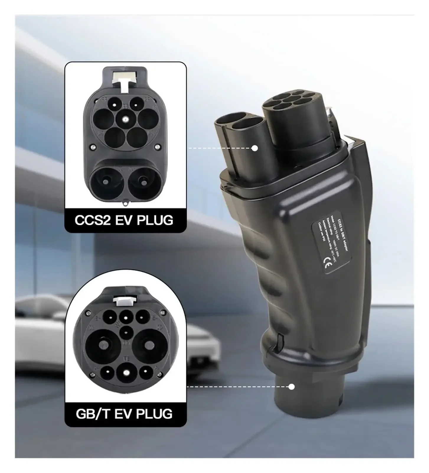 Adaptador Convertidor CCS Comb - Gb/T To Ccs2 200A Fast Charging Adapter reseña y precio
