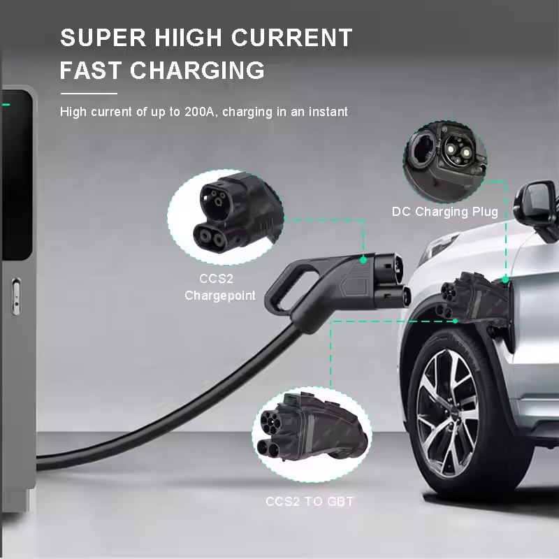 Cargador EV DC 200A 250A 1000V - Gb/T To Ccs2 200A Fast Charging Adapter reseña y precio